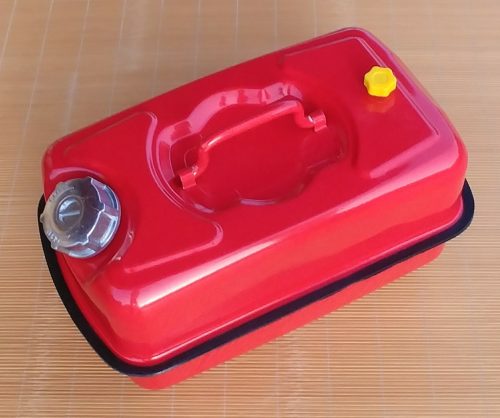 מיכל דלק מתכתי אדום – 10 ליטר