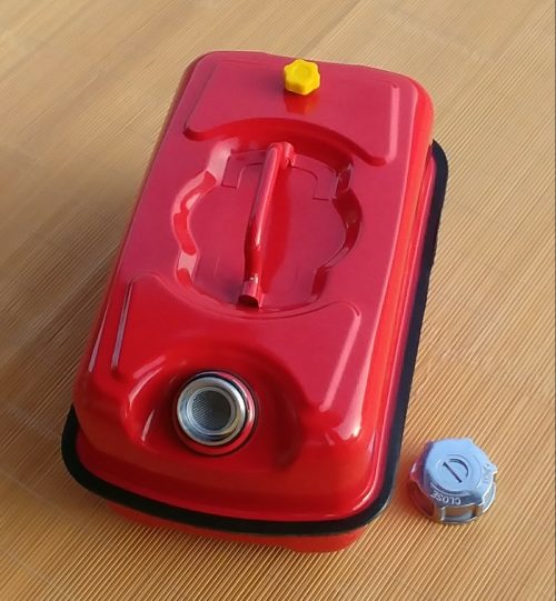 מיכל דלק מתכתי אדום – 10 ליטר