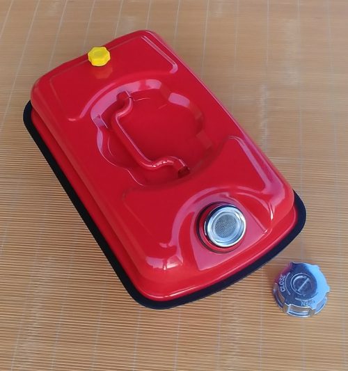 מיכל דלק מתכתי אדום – 5 ליטר