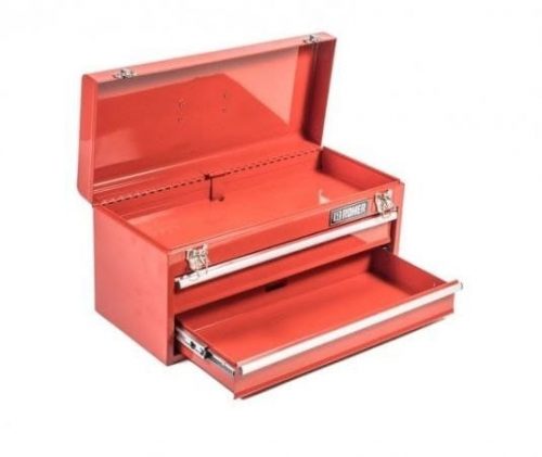 ארגז כלים אדום ממתכת – תא עליון + 2 מגירות – ללא כלים – ROHER